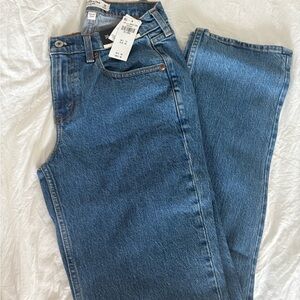 Abercrombie & Fitch Blue Straight Leg Jeans